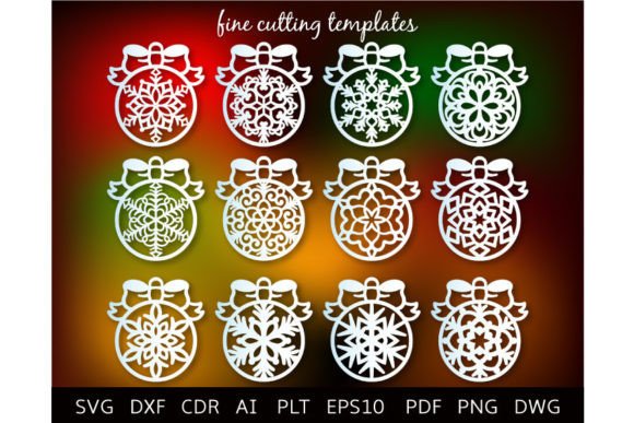 Download Christmas Balls SVG Bundle, Tree Baubles - Christmas balls svg Collection