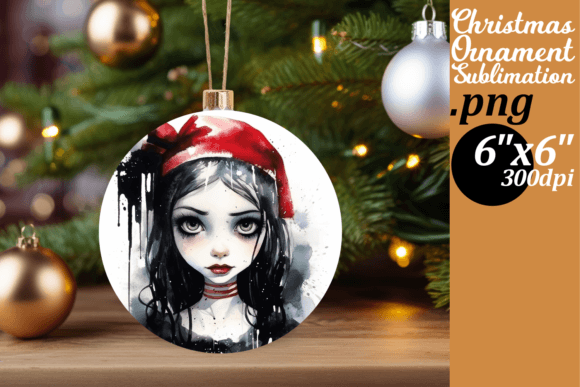 Download Eerie Christmas Watercolor Rounds - Premium Resources