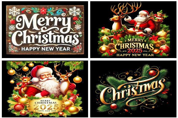 Download Festive Santa Claus Designs Bundle - Santa claus designs Collection
