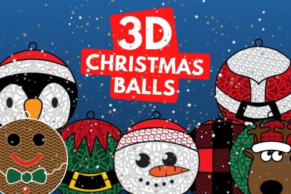 Download 3D Christmas Balls SVG Bundle | Vol. 2 - Christmas balls svg Collection