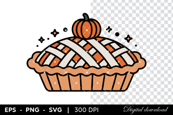 Download Pumpkin Pie Dessert Illustration - Dessert illustration Collection