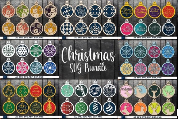 Download Layer Paper Christmas Balls SVG Bundle - Christmas balls svg Collection