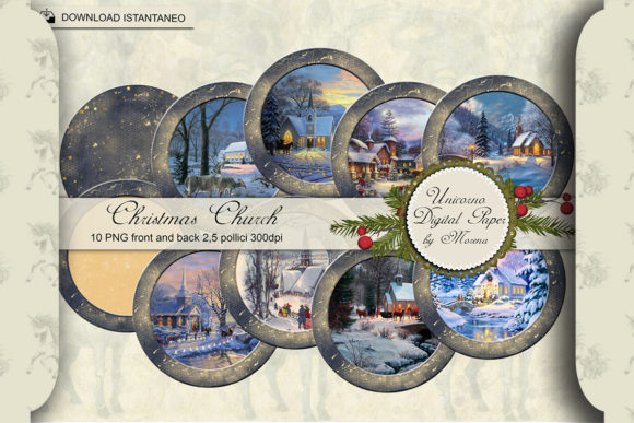 Download Christmas Church Rounds Collage Sheet - Premium Resources