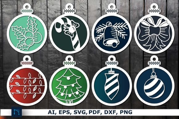 Download Layer Paper Christmas Balls SVG Bundle - Christmas balls svg Collection