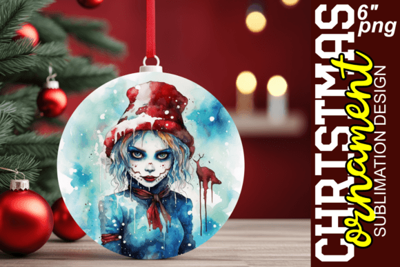 Download Eerie Christmas Watercolor Rounds - Premium Resources